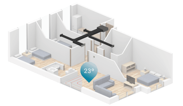Non-Zoned HVAC System